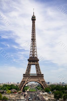 The Eiffel Tower. Spring time The Eiffel Tower. Spring time