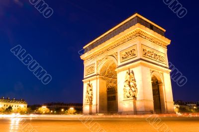 Arch of Triumph. Night