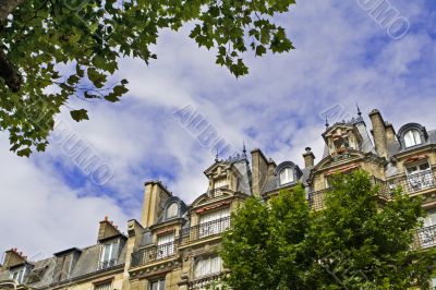 Old Paris buildings