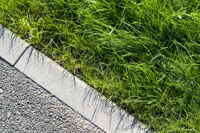 Grass with pavement