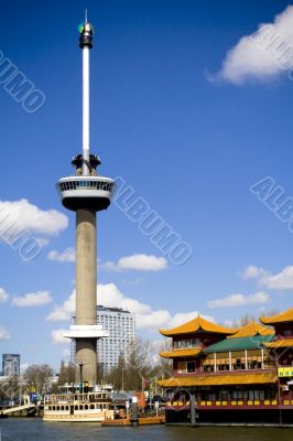 Euromast tower in Rotterdam