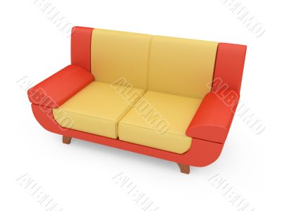 Sofa over white Sofa over white