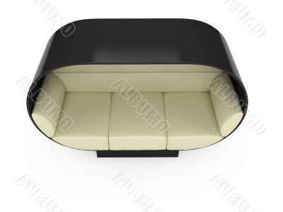 Sofa over white Sofa over white