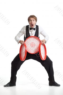 Juggler with his properties