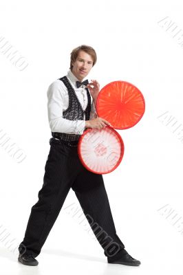 Juggler with his properties