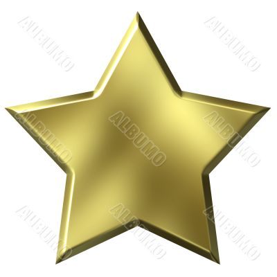 3D Golden Star 3D Golden Star