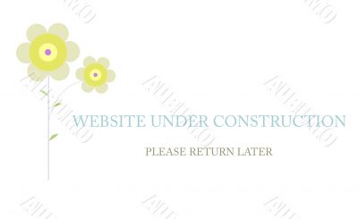 Site under construction message