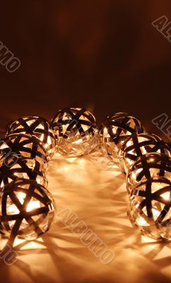 Ball lanterns surround