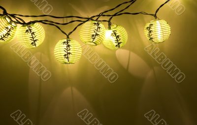 Asian globe lanterns