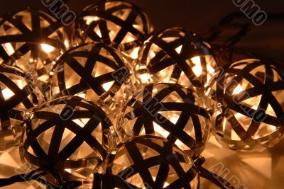 Cluster of ball lanterns