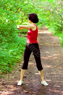 sporty woman sporty woman