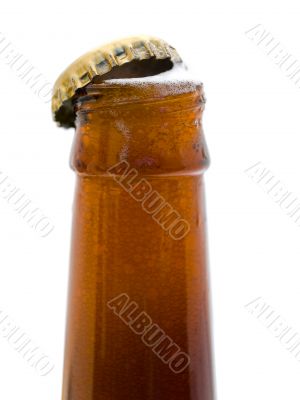 bottleneck of beer bottle