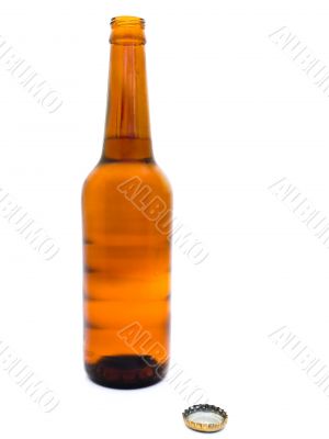 bottle of fresh beer