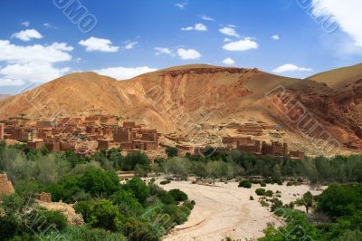 dried river in Morocco