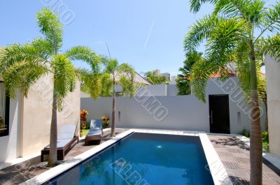 Swimming in villa Swimming in villa