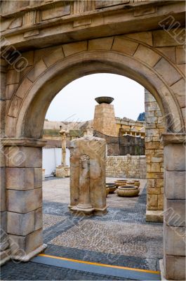 Roman Amphitheatre in fisherman wharf, Macao