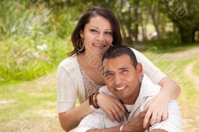 Happy Couple in the Park Happy Couple in the Park