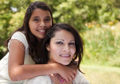 Mother and Daughter in the Park Mother and Daughter in the Park
