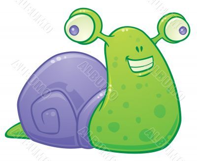 Cartoon Snail