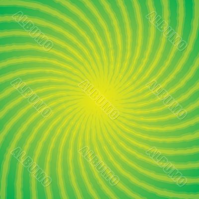 Green burst background