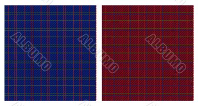 Vector illustration of checkered patterns