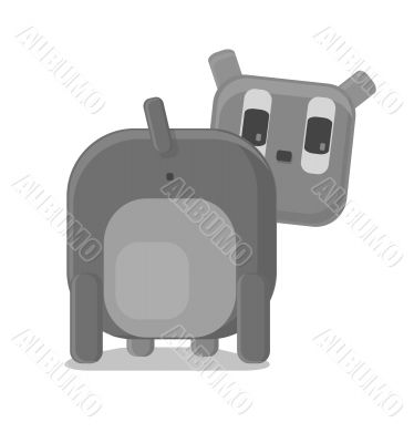 Vector illustration of funny dog