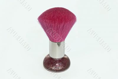pink makeup brush