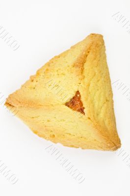 Hamantashen pastry with apricot