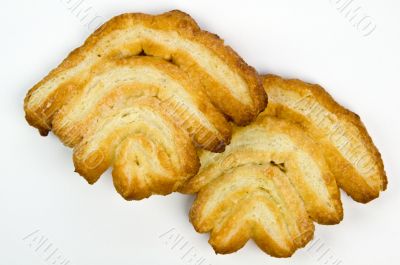 Crispy puffed pastry cookies