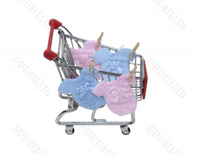 Shopping for baby clothes