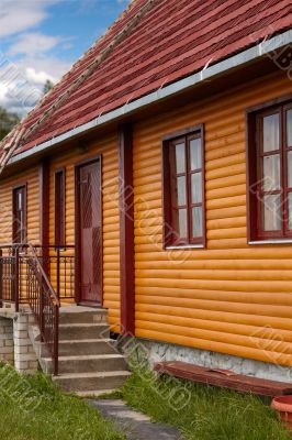 Restored wooden house