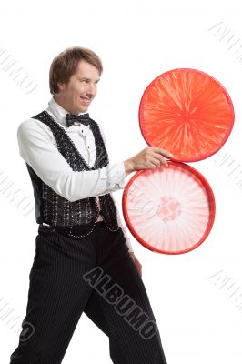 Juggler with his properties