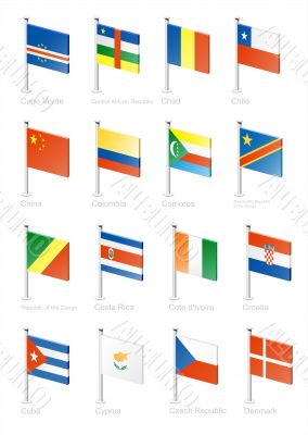 Flag icon set - part 3