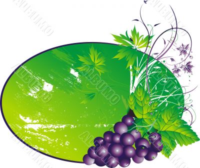 The stylised grapes The stylised grapes