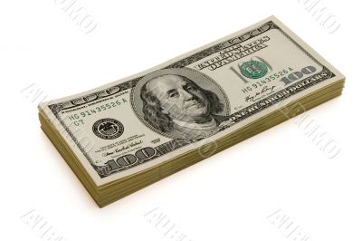 Dollars isolated