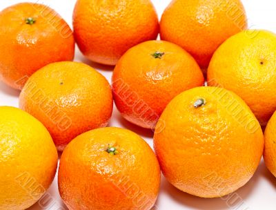 Group of tangerines
