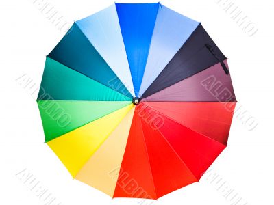 multicolored umbrella