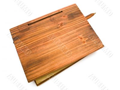 wooden book