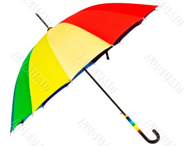 multicolored umbrella