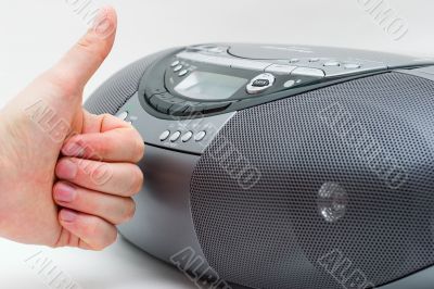 Gesture approval music