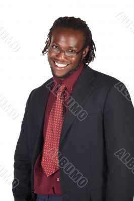 Handsome African businessman