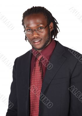 Handsome African businessman