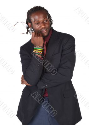 Handsome African businessman Handsome African businessman