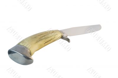 Handmade knife (with clipping path)