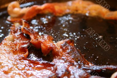 Bacon In Pan