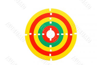 Toy rubber target