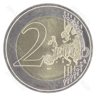 Uncirculated 2 Euro new map