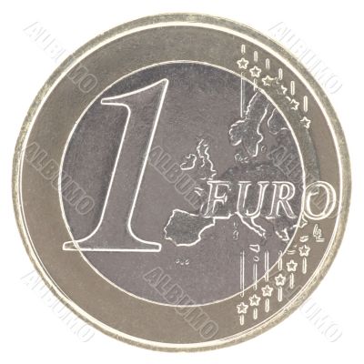 Uncirculated 1 Euro new map