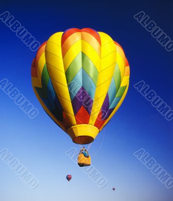 Hot Air Balloon and blue sky