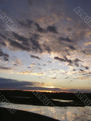 Sunset at Field